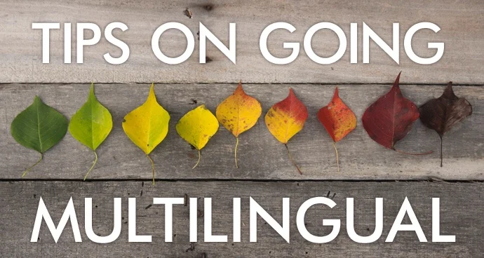 Tips on Going Multilingual